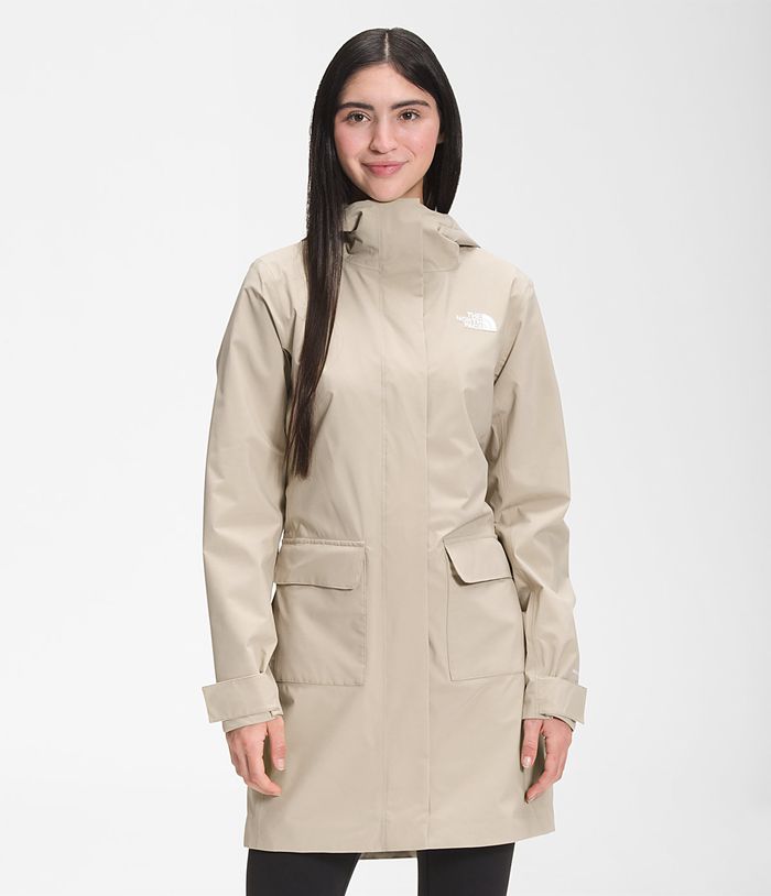 Chubasquero The North Face Mujer City Breeze Parka Ii - Colombia SIUWMG031 - Beige